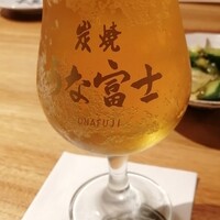 炭焼うな富士 名駅店 - 生ビール