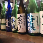味楽 ゆめり - 日本酒ラインナップ