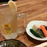 魚屋ひでぞう  - ハイボールとお通し