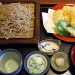 蕎麦喰い処 利めい庵 - 利めい庵 「鱧（はも）天せいろ」