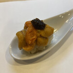 味乃しゅうか - 雲丹の一口寿司