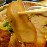 尾道ラーメン中村製麺 - チャーシューメン大盛りのチャーシュー