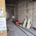 日高屋 - 店内の設備は既に撤去されスケルトン状態