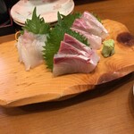 築地かねまさ - 本日の鮮魚 3点盛り