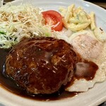 喫茶サンチョ - デミソースハンバーグ180g❗️