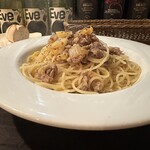 RYU dining kitchen - 牛肉と白菜の白ワインソースパスタ(大盛り追加無料)