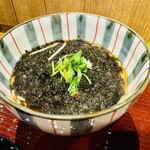 豆皿料理・酒 そばまえ モユクサッポロ店 - 『礒のり蕎麦』
                                968円