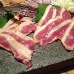 鼓道 - ◆河内鴨タタキ（ロース、モモ、笹身、ズリ、肝）