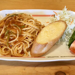 コメダ珈琲店 - あんかけスパ全景。コメダっぽいビジュアル。
