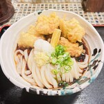 たけうちうどん店 - とり天ぶっかけ（冷）