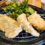 アオハル食堂 - あじ､チキンカツ定食1400円