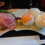 Hakko utei - お造り＆手毬寿司