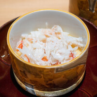 江戸焼肉 - 松葉蟹の茶碗蒸し