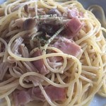 ピザハウスモッコ - きのことベーコンのパスタ