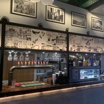 常陸野ブルーイング・ラボ マーチエキュート神田万世橋店 - 店カウンター