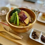 花カフェ シフォン - 料理写真:たっぷり野菜と加藤ポークの豚汁ランチ