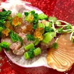 リストランテ ピノキオ - 普段食べ飽きてる小松菜がピノchefの腕で素晴らしい自家製いくらのタルタルになっちゃうんです　byまみこまみこ