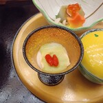 かんすい苑　覚楽 - 小鉢：那須の生湯葉