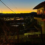 リストランテ ピノキオ - ピノキオ駐車場からのダイナミックな景色　　冬の晴れの日・マジックアワー　まるで水墨画にほのかな紅色を挿したみたいな風景　　byまみこまみこ