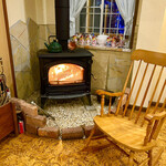 リストランテ ピノキオ - 入店前から暖かくしてくれてた暖炉　byまみこまみこ