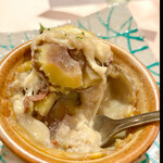 リストランテ ピノキオ - 栗とチーズでゴロゴロゴロゴロあっちっちなんです〜　ゴロゴロゴロってゴーひろみのあっちっちじゃないですよ〜ピノのあっちっち〜ですよ　タンタンニシ〇〇でもないです〜　ピノchefの山です　byまみこまみこ