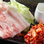 浅草もんじゃ 風鈴 - 豚キムチ