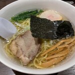 中華食 いそつー - 塩ラーメン　ハーフサイズ