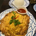 タイレストラン 沌 コレド日本橋店 - 豚ひき肉入り卵焼き。うまー