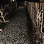 松籟庵 - お店までの通路