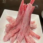 まど居 - コウネ（牛肉の肩バラ肉）広島の隠れグルメです