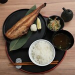 魚処 ひらく - 本日の塩焼き定食（ホッケ）　1,000円