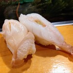大寿司 - ホッキ、ボタンエビ