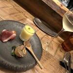 赤坂 Na Camo guro - 前菜3種