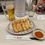 Gyouza No Oushou - 餃子297円×2、生ビール418円