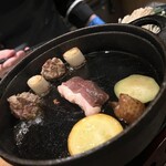 赤坂 Na Camo guro - 鴨すき～最上鴨と彩り野菜～ 