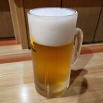 鳥源 - 生ビール