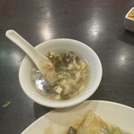 中華料理 唐園 - スープも付いて