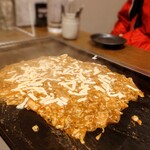 Okonomiyaki Tsunagu - キムチーズもんじゃ　900円
