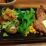 ハンバーグ・ステーキ&J - リブロース×ハンバーグ