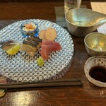 えび一 - 刺し盛とお酒