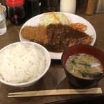 Kicchin Taishouken - ビーフかつ定食　1,300円　＋ご飯大盛り100円