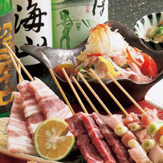 串焼炭炉 はん蔵 - 料理写真:メニュー 一例。