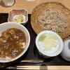 ソバキチ - カレー丼とそばのセット（そばはもりそば）