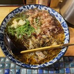 喰らうどん - かすパンチ1050円
