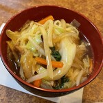 春満楼 - サンマー麺を小丼に移した状態(笑)