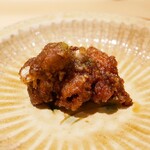 銀座 しのはら - すっぽんの唐揚げ(甘辛タレでまぶして)