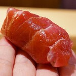 銀座 しのはら - 鮪 トロ 握り