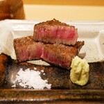 銀座 しのはら - 鳶牛(飛騨)ステーキ