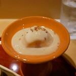 銀座 しのはら -  無花果の胡麻ダレ掛け