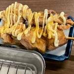 Kushikatsu Eichan - 鶏もも素揚げ串 黄色(マヨ&カレー)